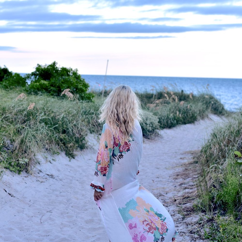 Boho Floral Robe - Picture 3 of 5